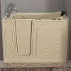 Safe Premier 52 in x 30 in Left Drain Quick FIll Walk-In Whirlpool Tub with Fast Drain Biscuit