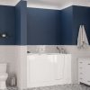Safe Premier 60 in L x 30 in W Right Drain Walk-in Whirlpool Bathtub in White