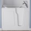 HD Series 46 in. Right Drain Quick Fill Walk-In Soaking Bathtub in White