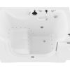 Universal Collection 30 in. L x 60 in. W Right Side Drain Air Jetted Bathtub in White with Aroma and Chroma Therapy