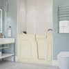 fs2snp0xnmjptgaoyk7h Safe Premier 53 - 60 in x 28 in. Right Drain Soaking Walk-in Tub in Biscuit