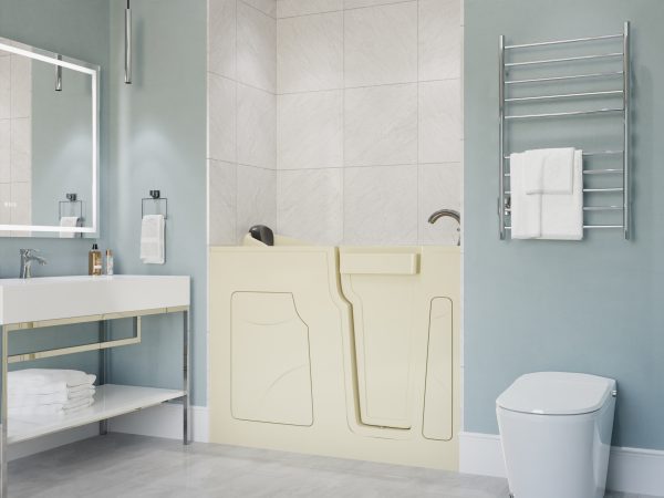fs2snp0xnmjptgaoyk7h Safe Premier 53 - 60 in x 28 in. Right Drain Soaking Walk-in Tub in Biscuit