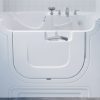 Universal Collection 30 in. L x 60 in. W Right Side Drain Air Jetted Bathtub in White with Aroma and Chroma Therapy