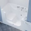Universal Collection 30 in. L x 60 in. W Right Side Drain Air Jetted Bathtub in White with Aroma and Chroma Therapy