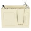 Safe Premier 52 in x 30 in Right Drain Quick FIll Walk-In Dual Tub with Fast Drain Biscuit
