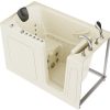 Safe Premier Series 32 in. L x 60 in. W Right Side Drain Combination Jetted Bathtub in Biscuit with Microbubbles Jet
