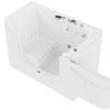 Universal Collection 30 in. L x 60 in. W Right Side Drain Air Jetted Bathtub in White with Aroma and Chroma Therapy