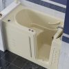 Universal Collection 30 in. L x 59 in. W Right Side Drain Air Jetted Bathtub in Biscuit with Aroma and Chroma Therapy