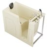 lyxo1vwqw1a8iux29etd Safe Premier 53 - 60 in x 28 in. Right Drain Soaking Walk-in Tub in Biscuit