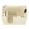 Safe Premier 52 in x 30 in Left Drain Quick FIll Walk-In Whirlpool Tub with Fast Drain Biscuit
