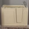 Safe Economy 52 in x 30 in Right Drain Quick FIll Walk-In Dual Tub Biscuit