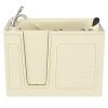 Safe Premier 52 in x 30 in Left Drain Quick FIll Walk-In Whirlpool Tub with Fast Drain Biscuit