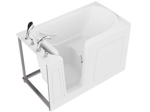 ofknwfp9vt07ebxombhg HD Series 32 in. x 60 in. Left Drain Quick Fill Walk-In Soaking Tub in White