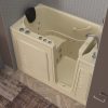 Safe Premier 52 in x 30 in Right Drain Quick FIll Walk-In Dual Tub with Fast Drain Biscuit