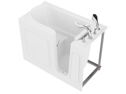 quww5iwofzsuywuey6vb HD Series 53 in. L x 26 in. W Right Drain Quick Fill Walk-In Soaking Bathtub in White