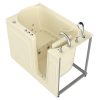 Safe Economy 52 in x 30 in Right Drain Quick FIll Walk-In Dual Tub Biscuit