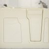 ruve58gvnwxxpm60beh6 Safe Premier 53 - 60 in x 28 in. Right Drain Soaking Walk-in Tub in Biscuit