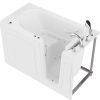 Universal Collection 30 in. L x 59 in. W Right Side Drain Air Jetted Bathtub in White with Aroma and Chroma Therapy