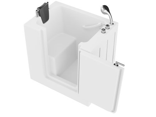 wp3fitih4ko8y1ossjrm HD Series 39 in. Right Drain Quick Fill Walk-In Soaking Bath Tub in White