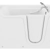 Universal Collection 36 in. L x 60 in. W Right Side Drain Soaker Bathtub in White with Fast Filling Faucet Set