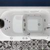 Safe Premier 60 in L x 30 in W Right Drain Walk-in Whirlpool Bathtub in White