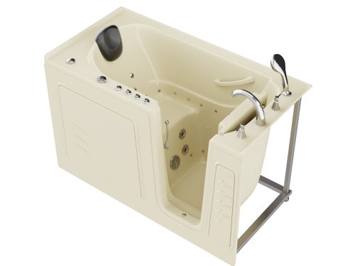 yps6wnvfe1nmvrfvdmlu HD Series 60 in. Right Drain Quick Fill Walk-In Whirlpool and Air Bath Tub with Powered Fast Drain in Biscuit