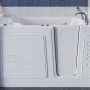 Universal Collection 30 in. L x 59 in. W Right Side Drain Air Jetted Bathtub in White with Aroma and Chroma Therapy