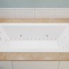 Sapphire 72 in. x 36 in. Rectangular Whirlpool and Air Bathtub with Right Drain and VS Jets and Aroma in Glossy White